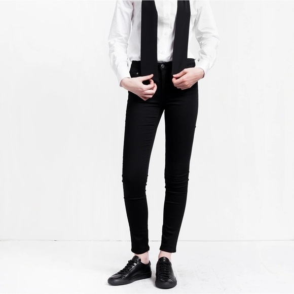 Acne Studios Skin 5 Black Skinny Jeans - Picture 1 of 10